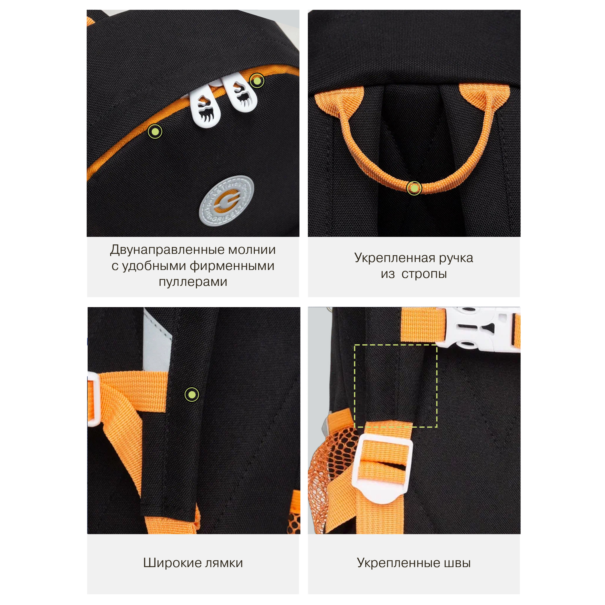 Рюкзак дошкольный Grizzly для девочки - фото 12