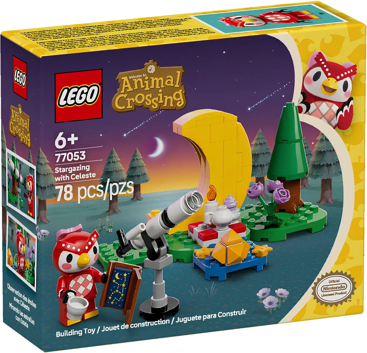Изображение товара Конструктор LEGO Animal Crossing Любуемся звездами с Селестой