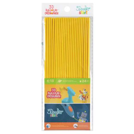 Пластик 3Doodler Star Желтый