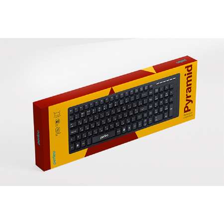 Клавиатура проводная Perfeo PYRAMID Multimedia USB чёрная