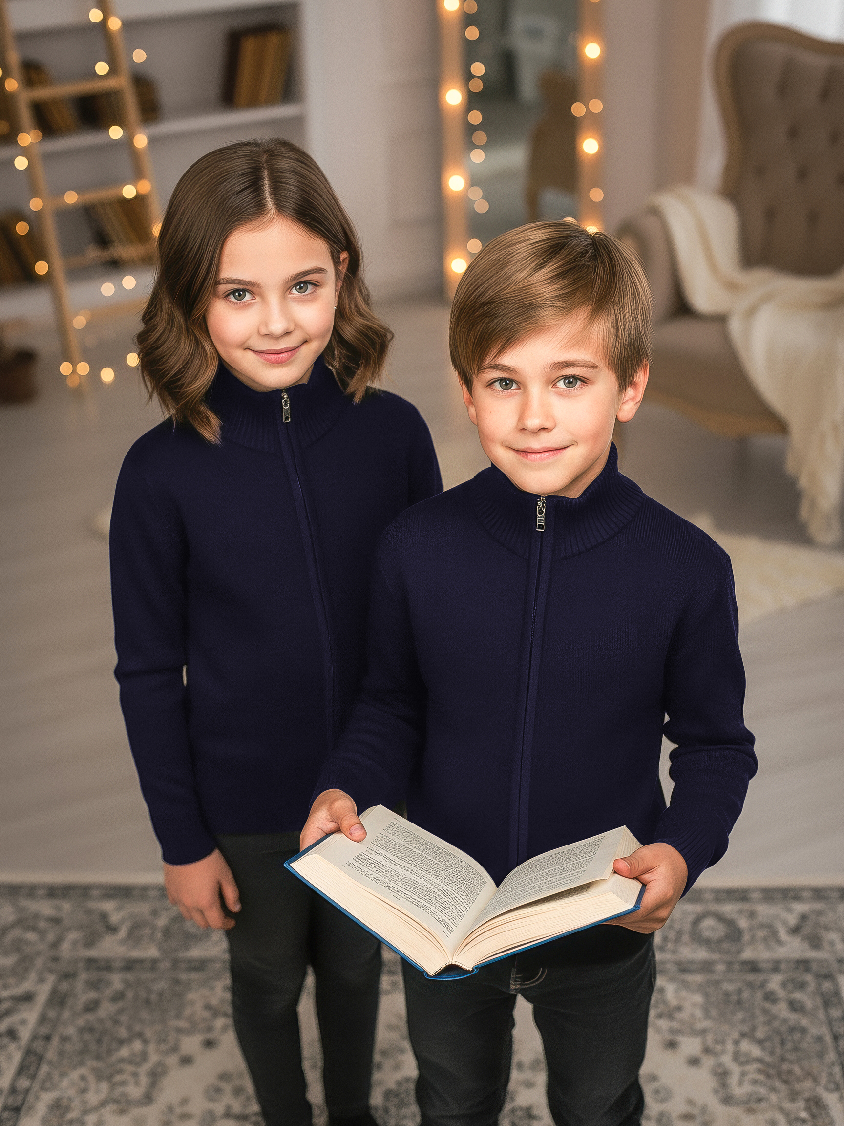 Кардиган СИНИЙ МИР FUL8401-C62 - фото 8