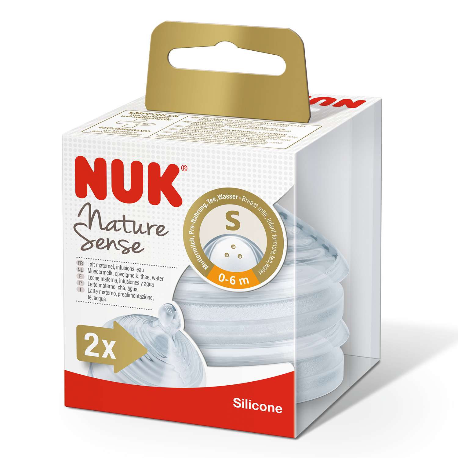 Соска Nuk силикон S (медленный поток) - фото 2