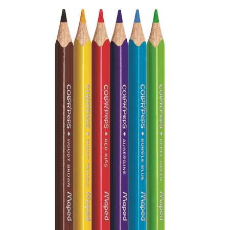 Карандаши цветные MAPED 6 шт.