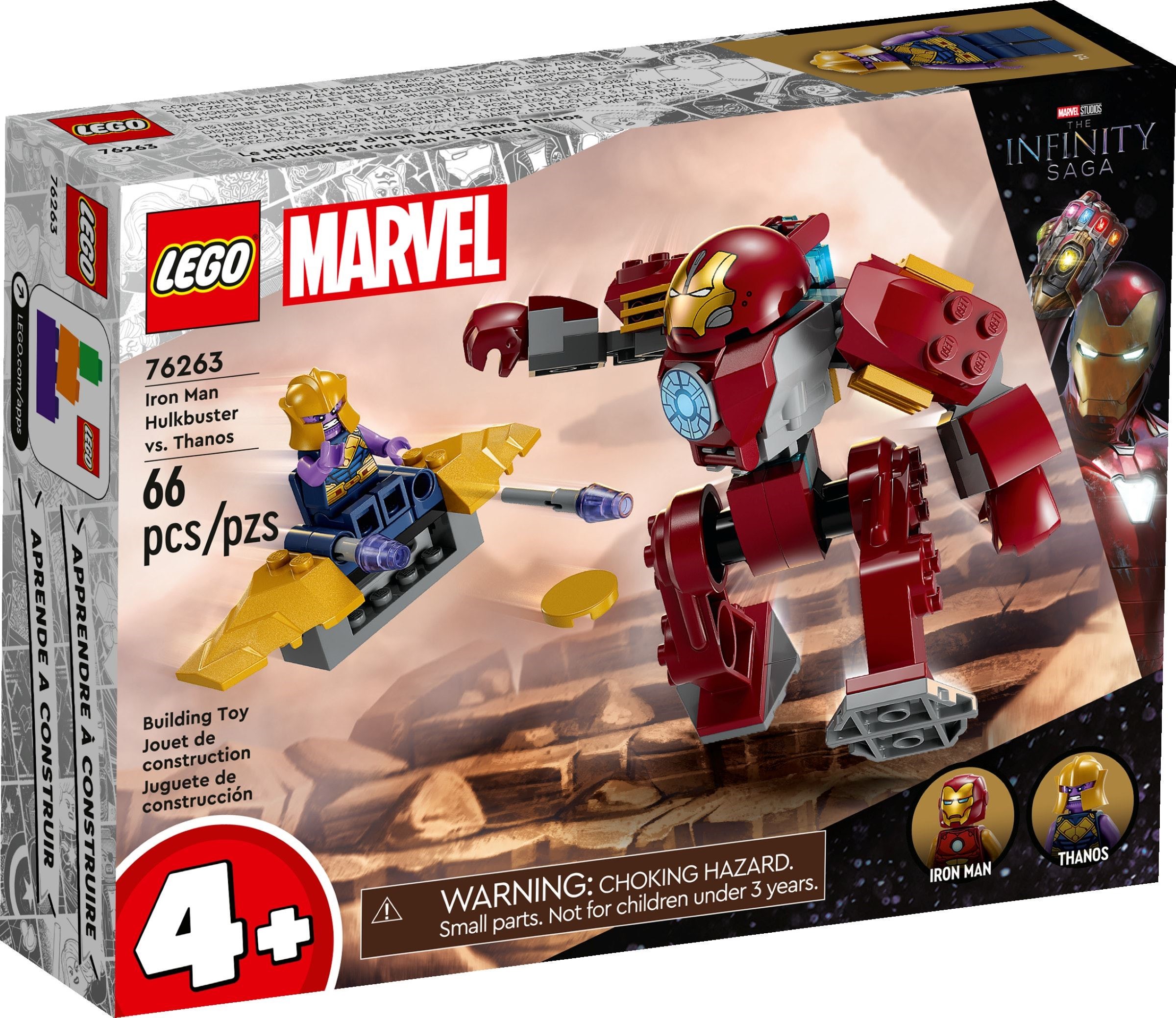 Изображение товара Конструктор LEGO Marvel Халкбастер против Таноса 76263 творческий набор