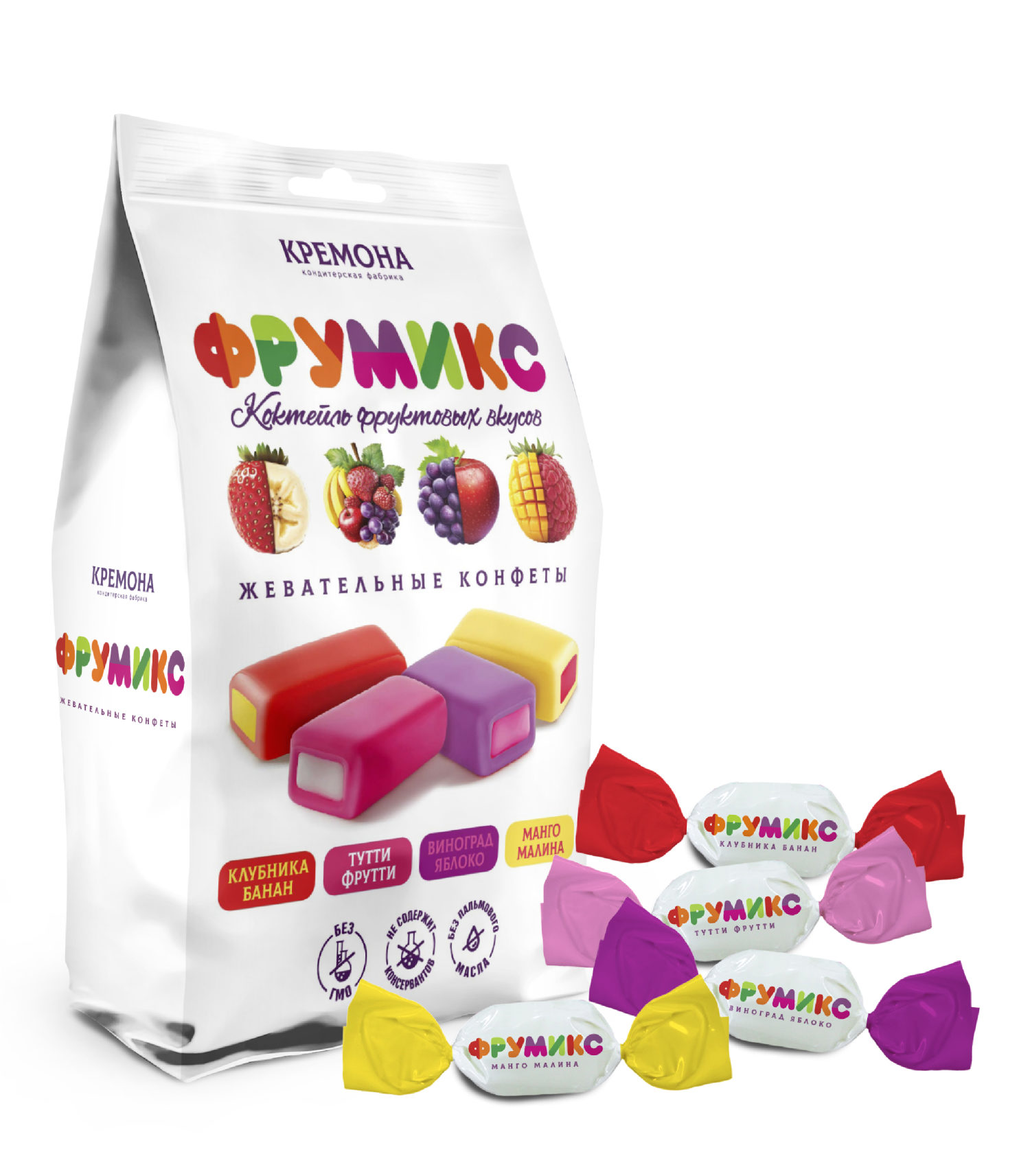 Жевательные конфеты 1TOY ассорти Фрумикс 150г - фото 1