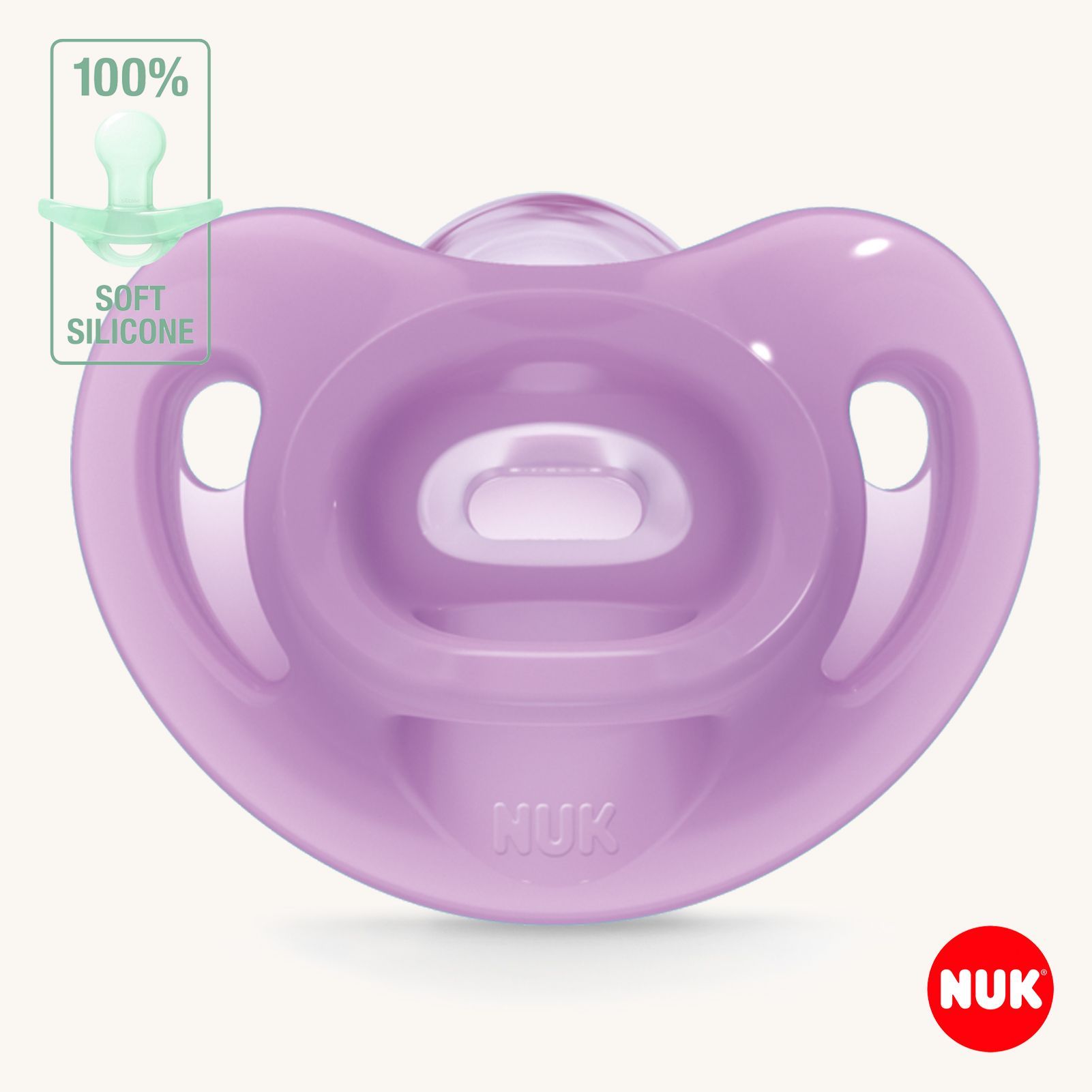 Пустышка Nuk силикон ортодонтическая от 6 мес. 1 шт. - фото 2