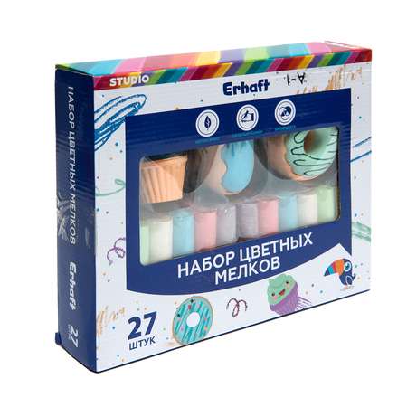Мел сухой Erhaft 27 шт.