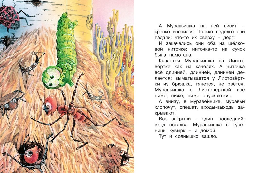 Книга Махаон Люблю читать Бианки В Как Муравьишка домой спешил Сказки - фото 13