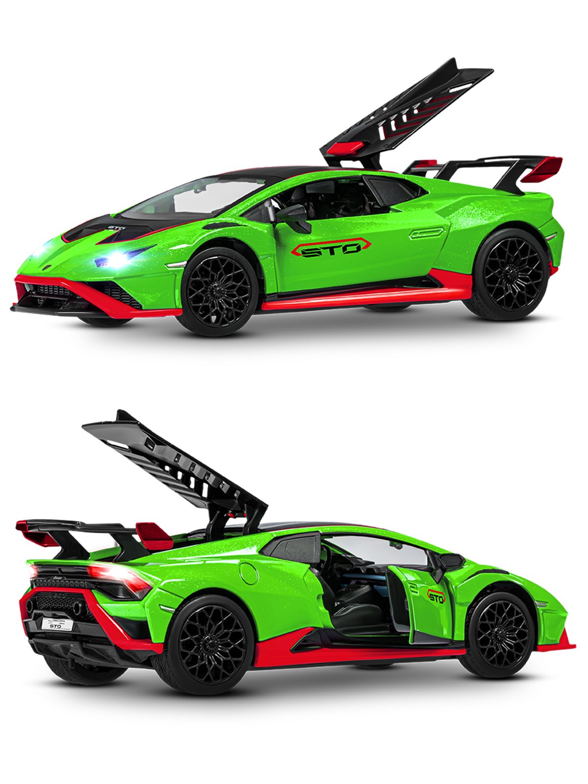 Автомобиль АВТОпанорама Lamborghini Huracan STO 1:24 JB1251760 - фото 16
