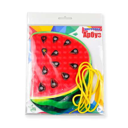 Игрушка PREZENT шнуровка Арбуз