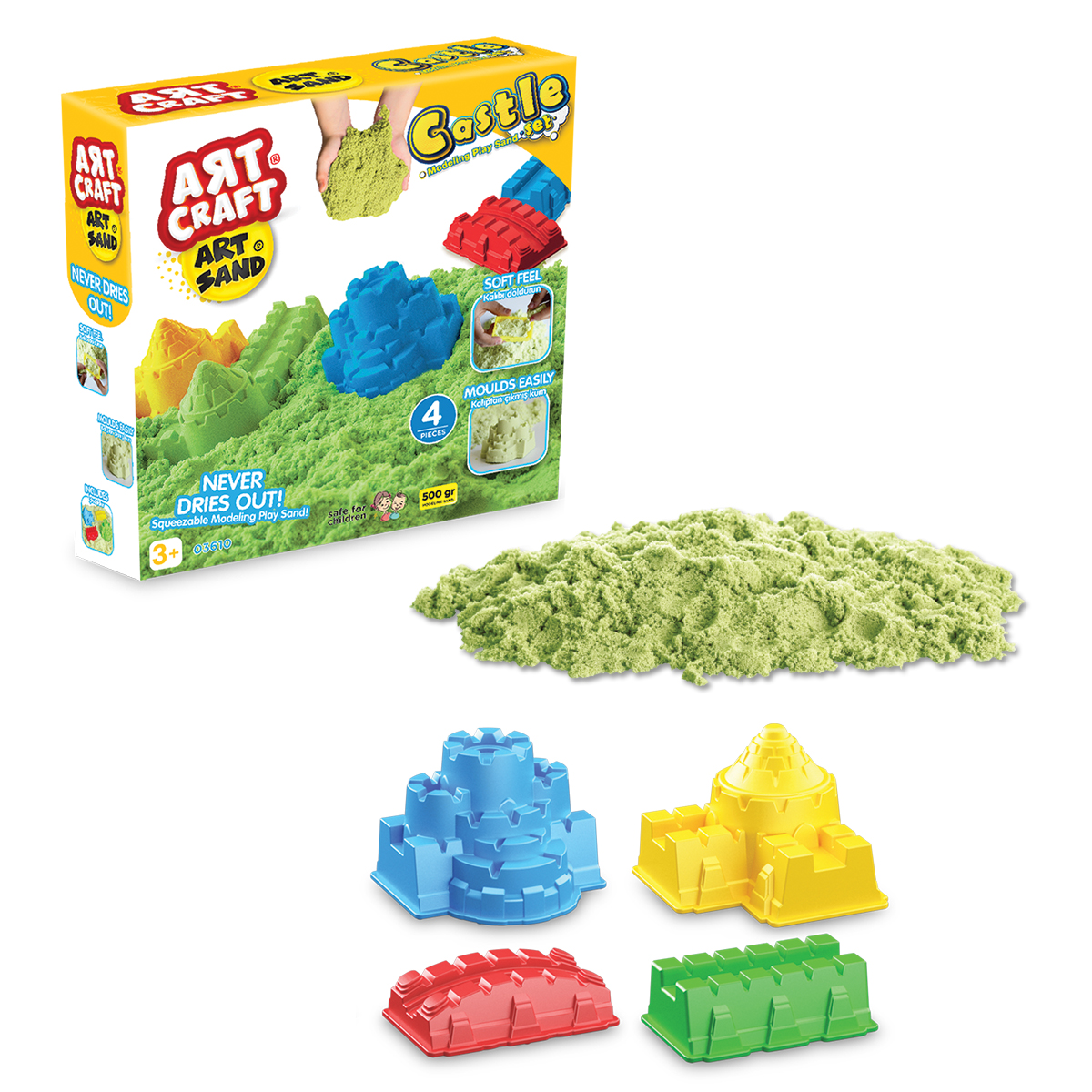 Кинетический песок ART SAND - фото 1