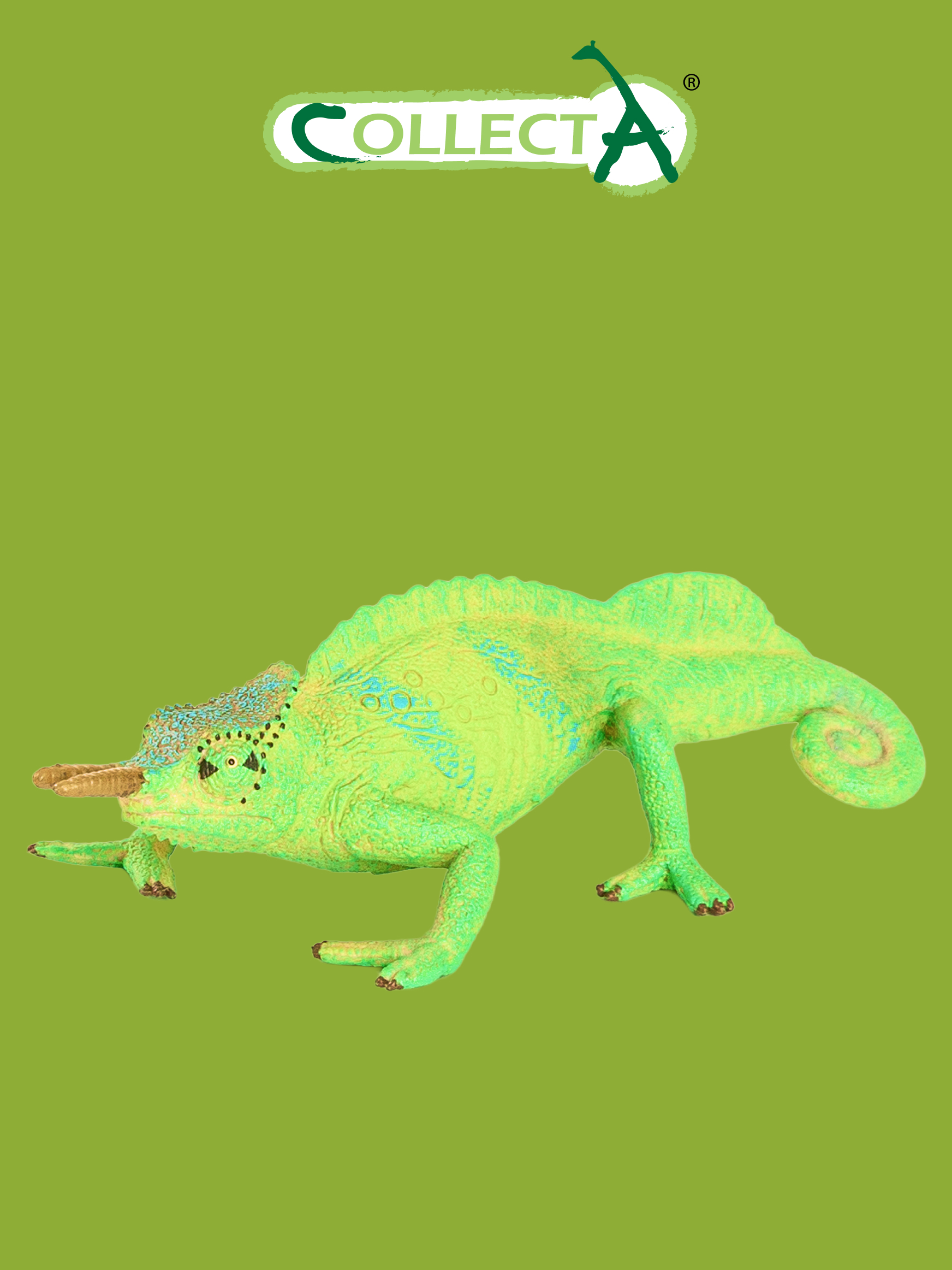 Фигурка Collecta Камерунский хамелеон - фото 1