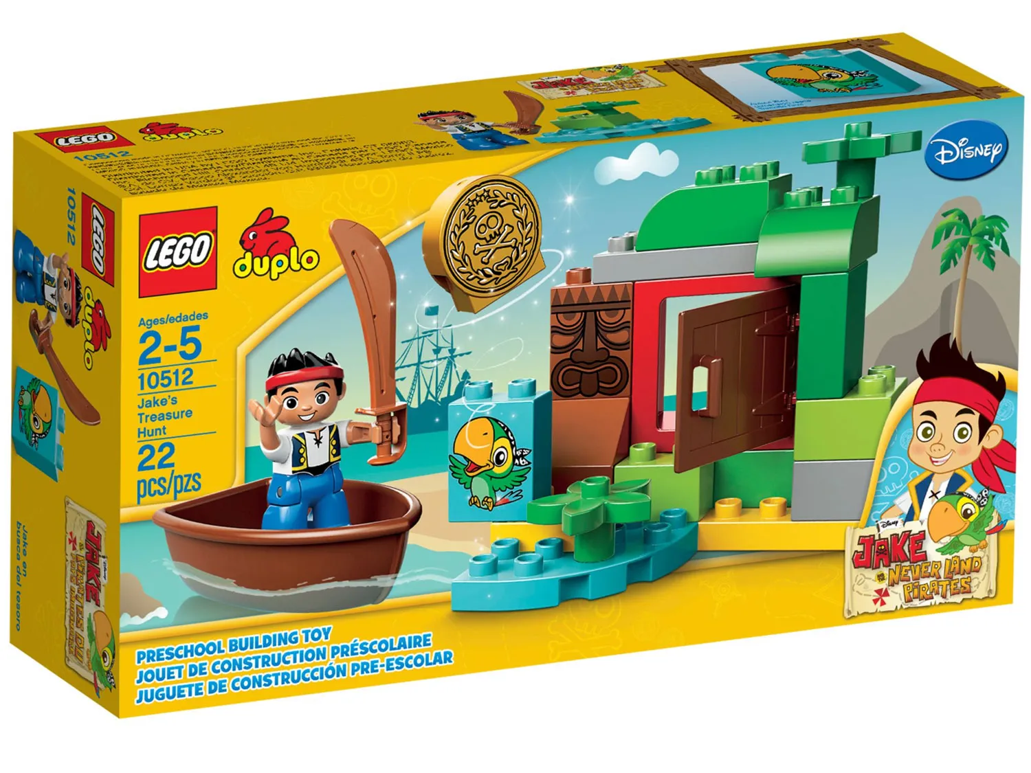 Изображение товара Конструктор LEGO DUPLO Охота за сокровищами 21 деталь для малышей