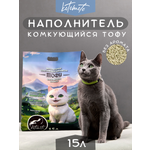 Наполнитель Котомото 15 л комкующийся, впитывающий, растительный