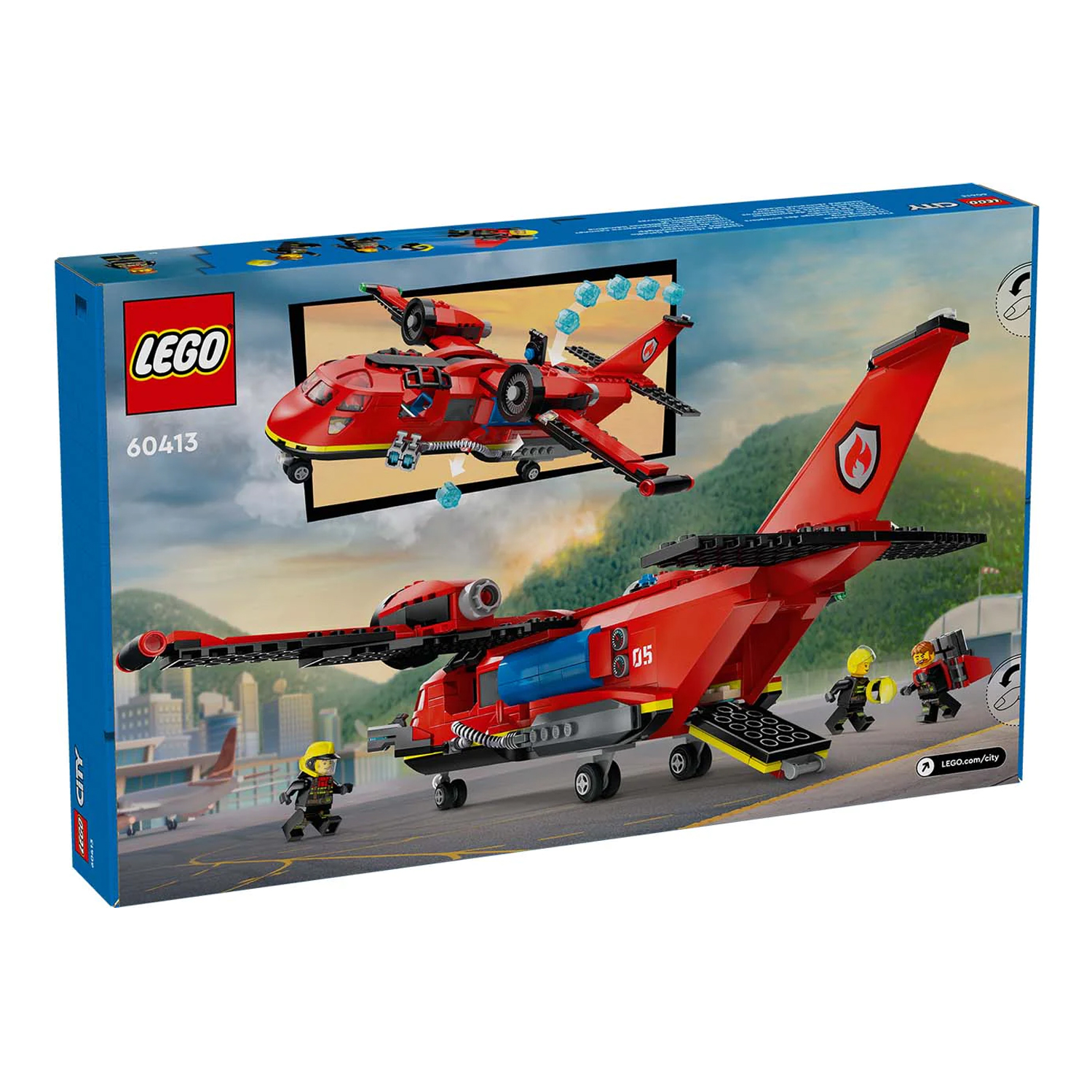 Конструктор LEGO City Пожарно-спасательный самолет - фото 7