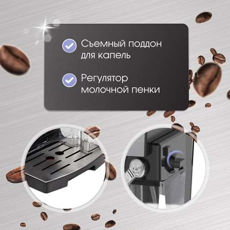 Кофеварка рожковая Zigmund and Shtain ZCM-887