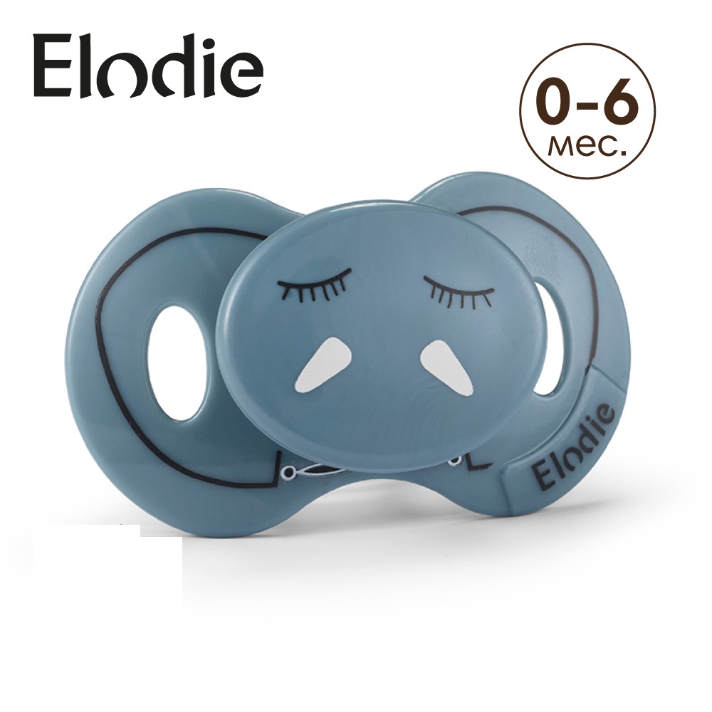 Пустышка Elodie силикон ортодонтическая от 0 мес. 1 шт. - фото 1