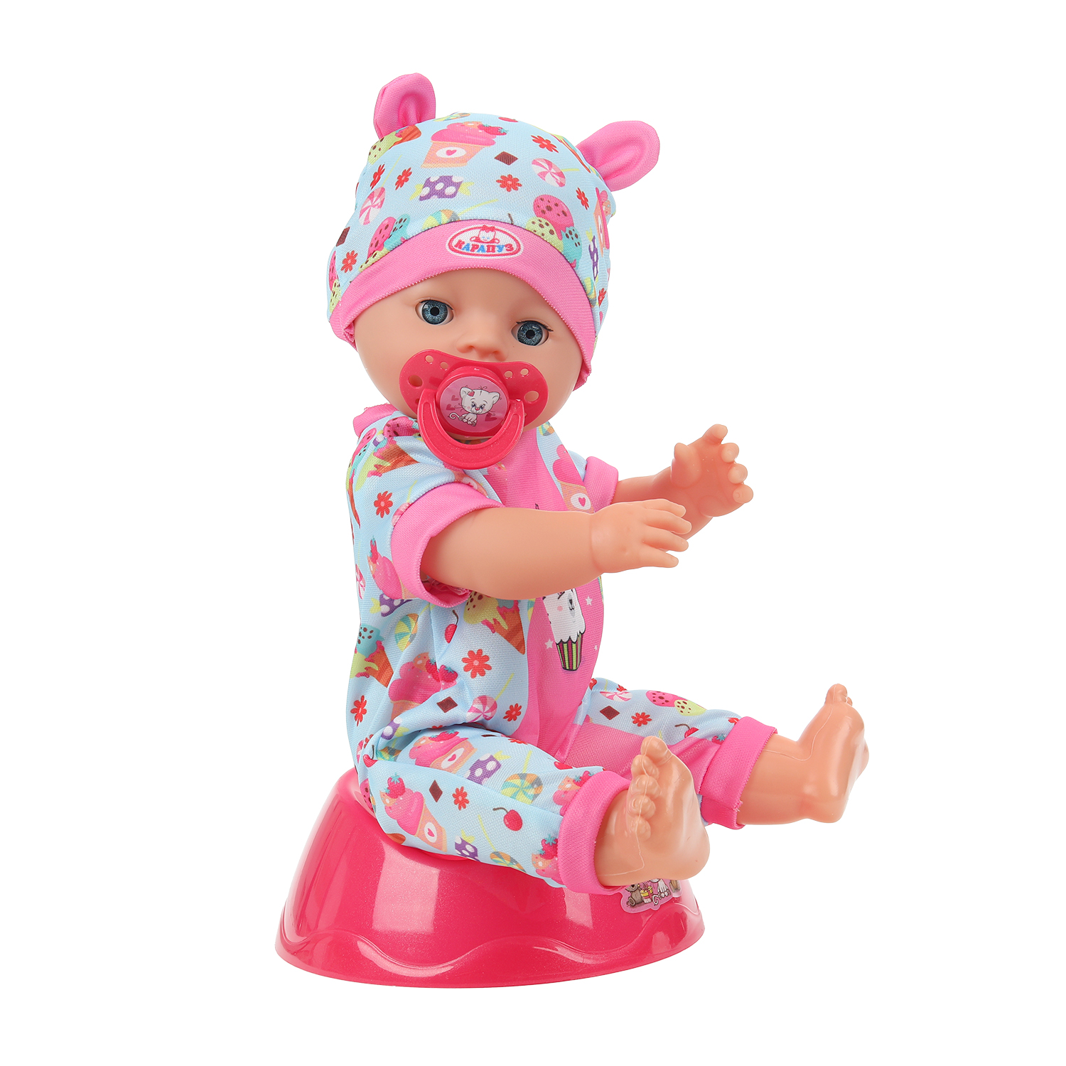 Кукла пупс Карапуз высота 40 см 400011 - фото 4