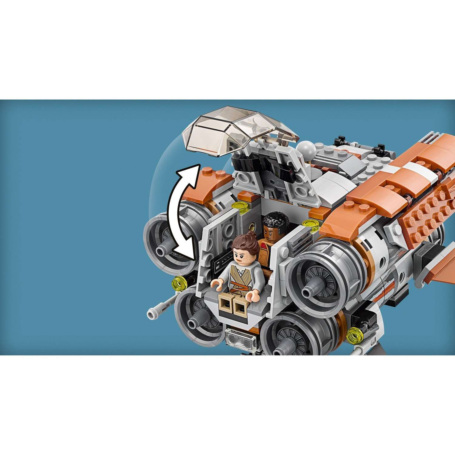 Конструктор LEGO Star Wars Квадджампер Джакку блочный - фото 5