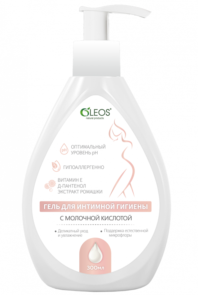 Гель Oleos для интимной гигиены с молочной кислотой - фото 1