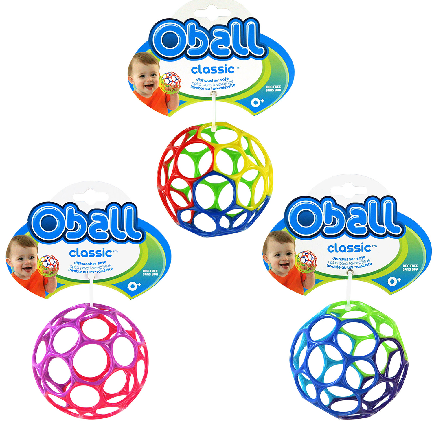 Игрушка Oball мяч в ассортименте - фото 2