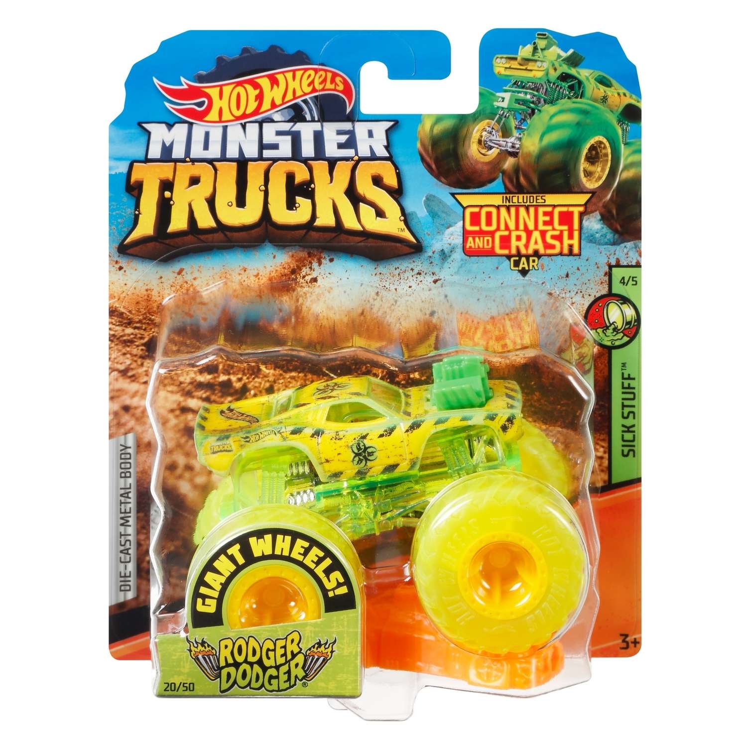 Автомобиль Hot Wheels Monster Trucks 1:64 в ассортименте FYJ44 - фото 10