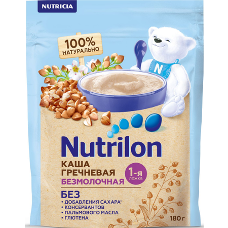 Каша безмолочная Nutrilon гречневая 180г с 4месяцев