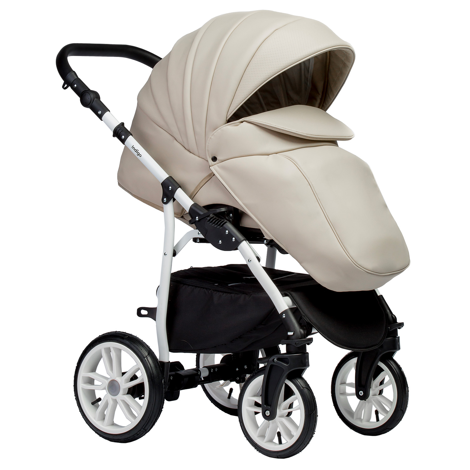 Коляска 2в1 Indigo Special 07светло-бежевый - фото 4