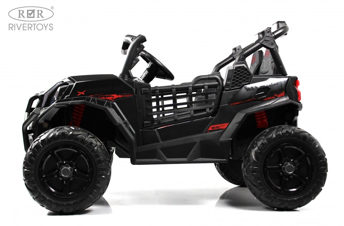 Электромобиль RIVERTOYS K777KK-LUX-BUGGY-BLACK С пультом ДУ - фото 6
