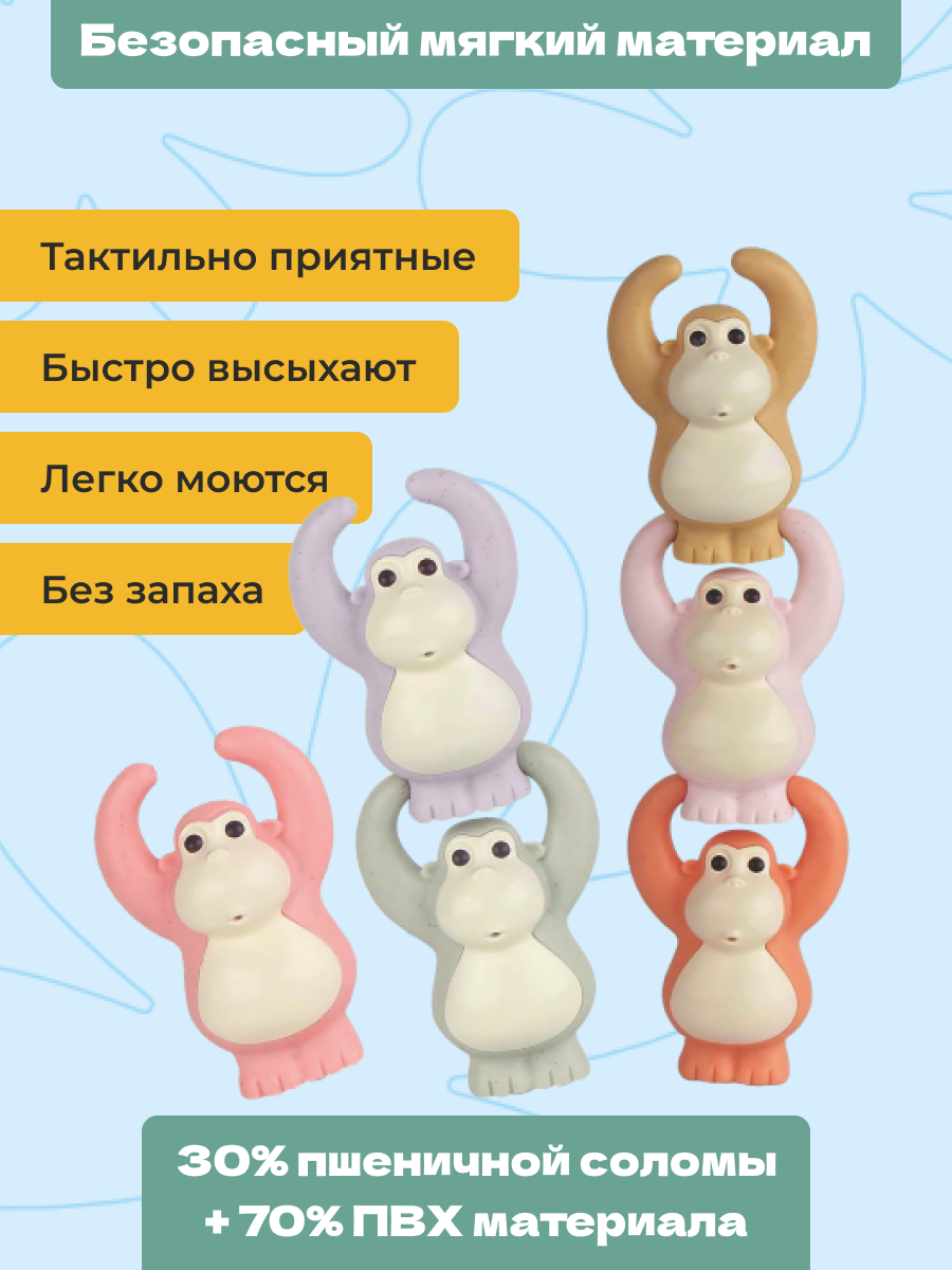 Игрушка bonbela Обезьянки - фото 4