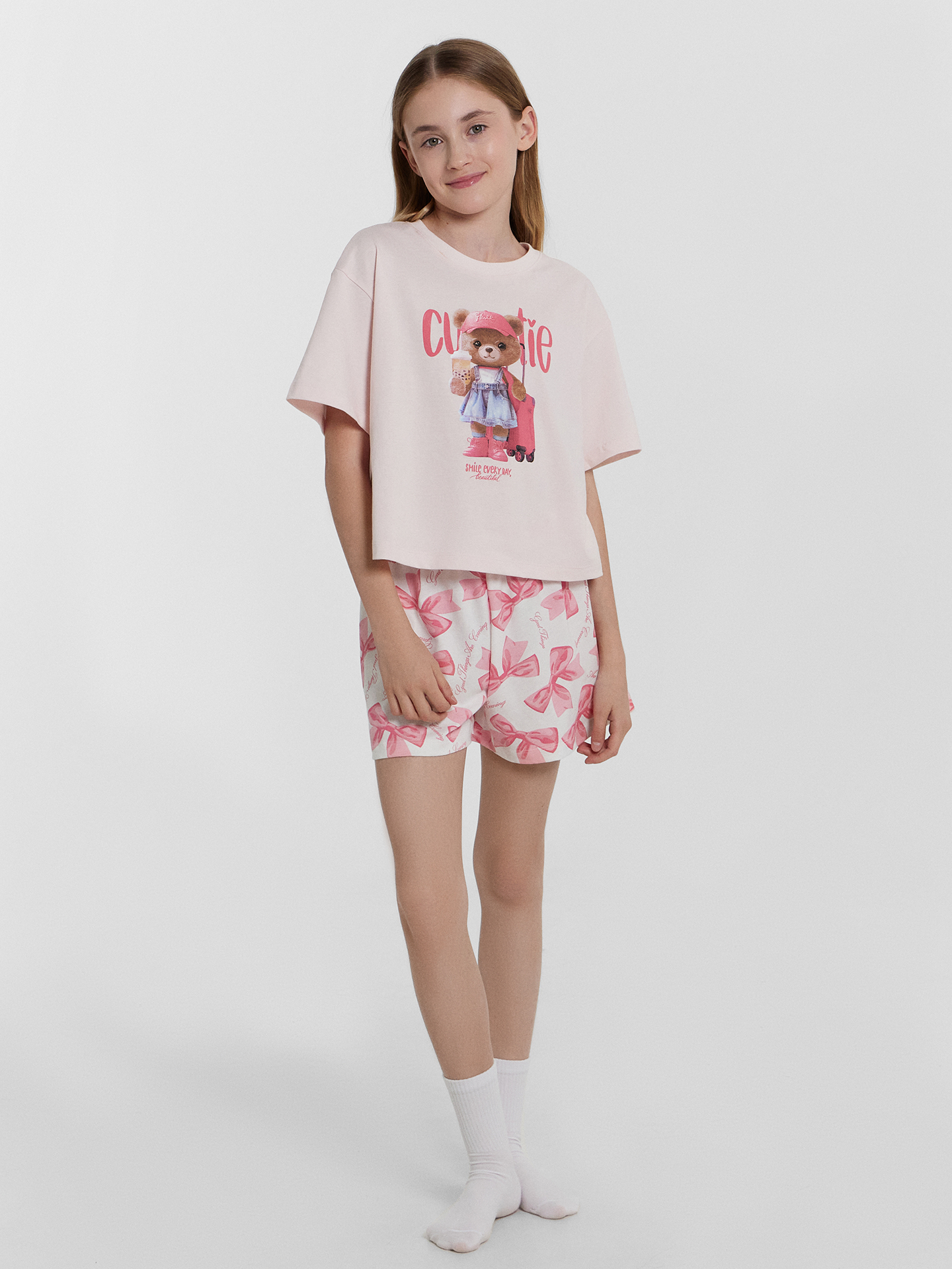 Изображение товара Детская летняя пижама mark formelle хлопковая для девочки