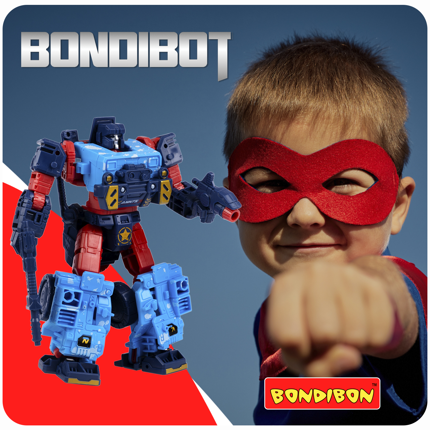 Фигурка Bondibon трансформер Робот Машина 2в1 - фото 11