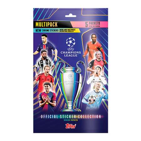 Наклейки topps UEFA Champions League 5 шт. в ассортименте