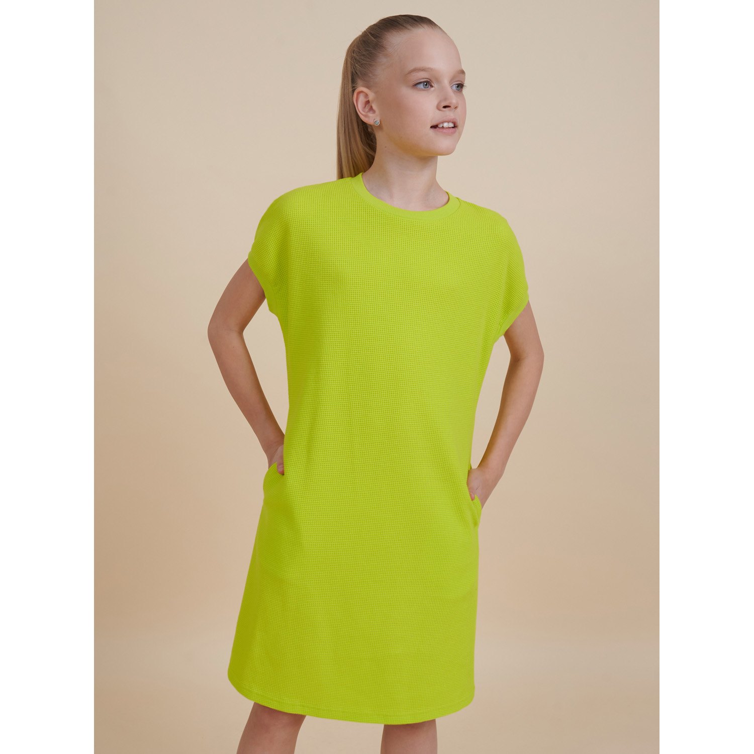 Платье Pelican GFDT3353/Лаймовый - фото 1