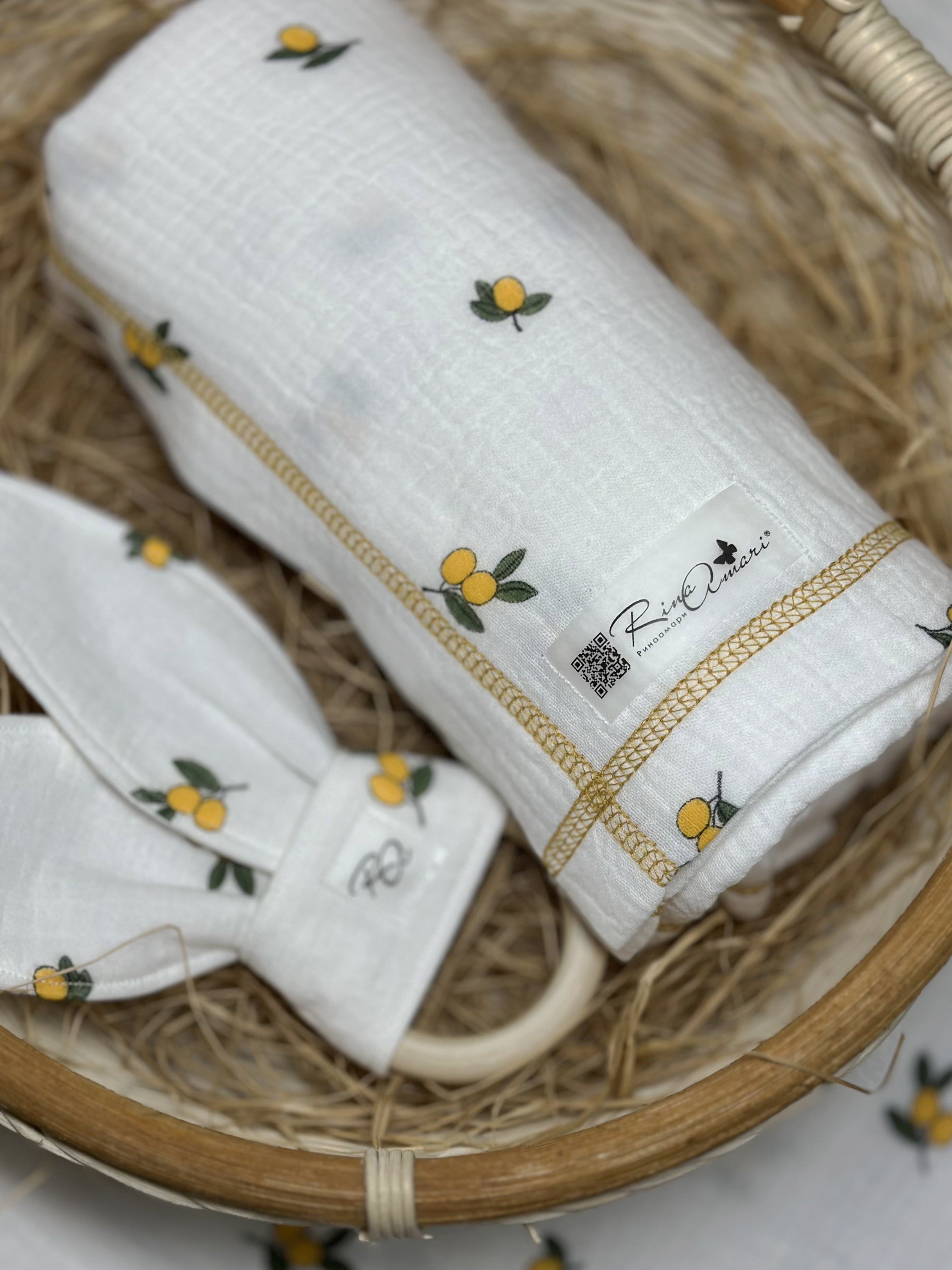 Пелёнка RinaAmari муслин 130x90 см - фото 6