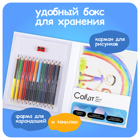 Карандаши цветные Три кота 12 шт.