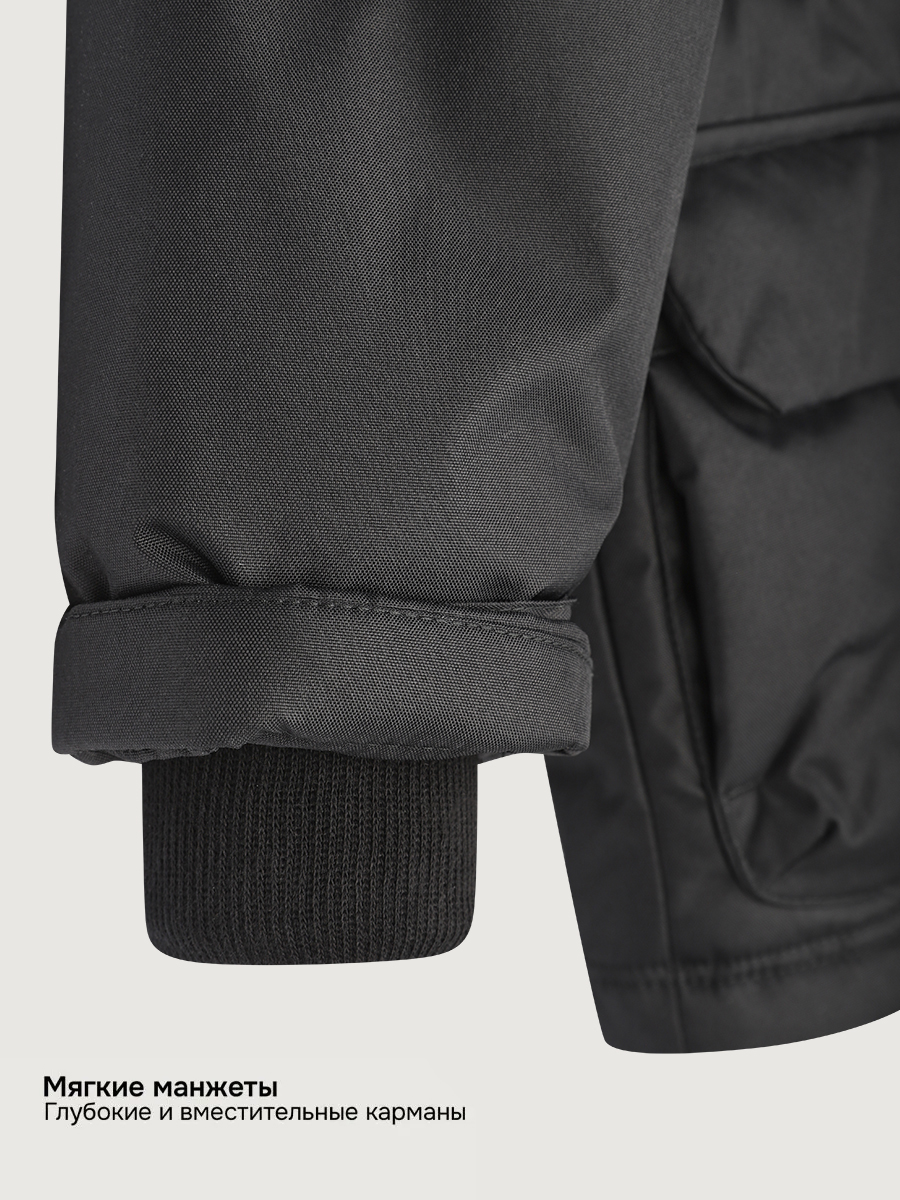 Куртка NIKASTYLE +4з6725 черный - фото 13