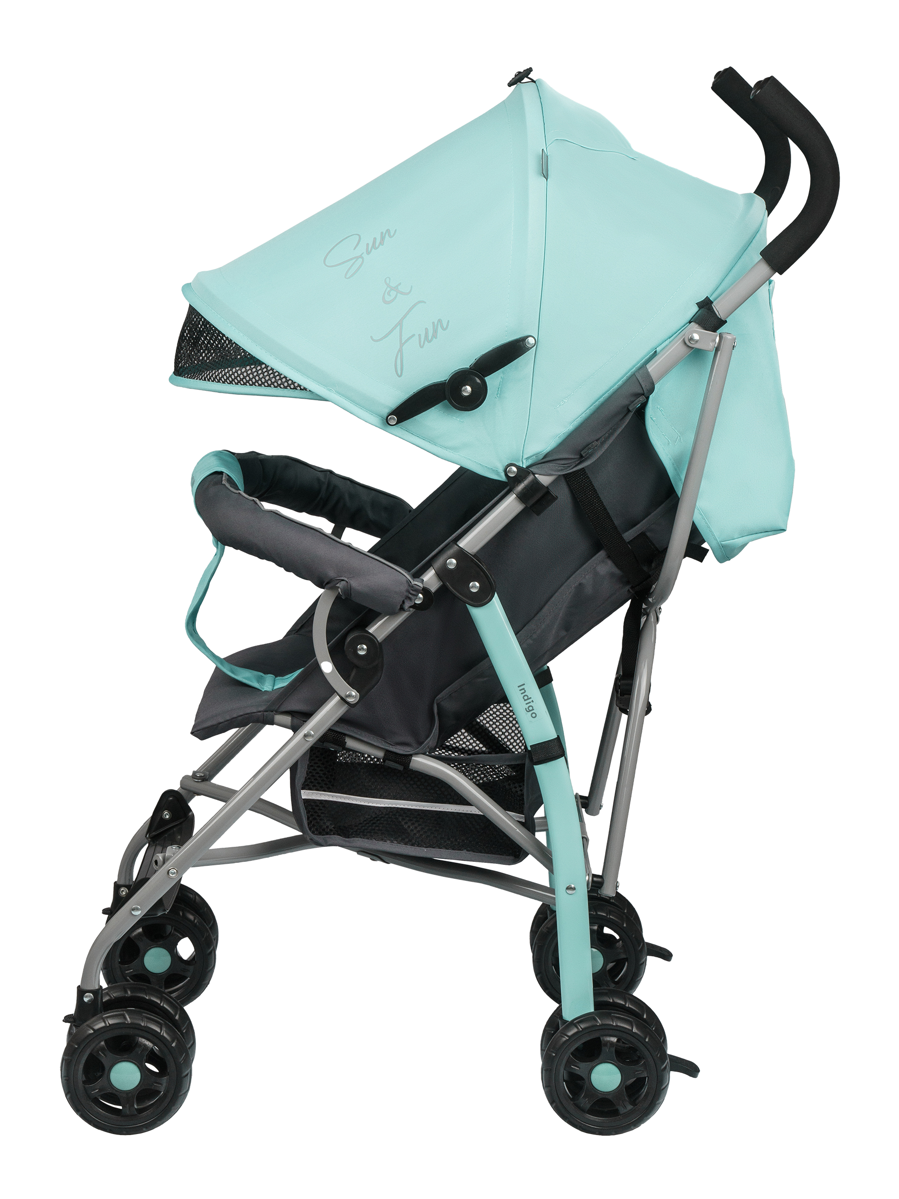 Коляска прогулочная Indigo Bono мятный - фото 9