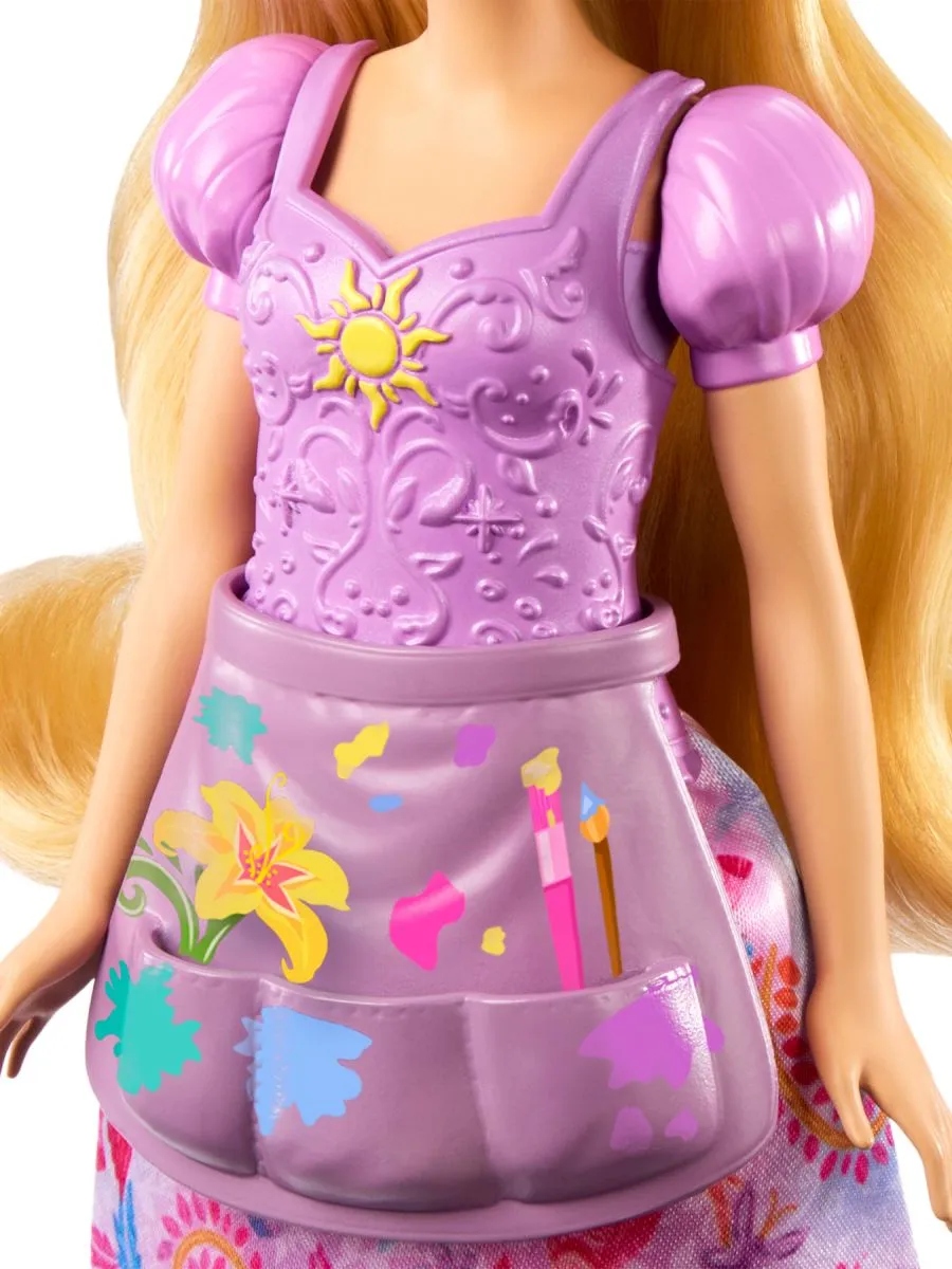Кукла модельная Arnetta Mattel Disney Принцесса Рапунцель с нарядом высота 27 см JBG09 - фото 8