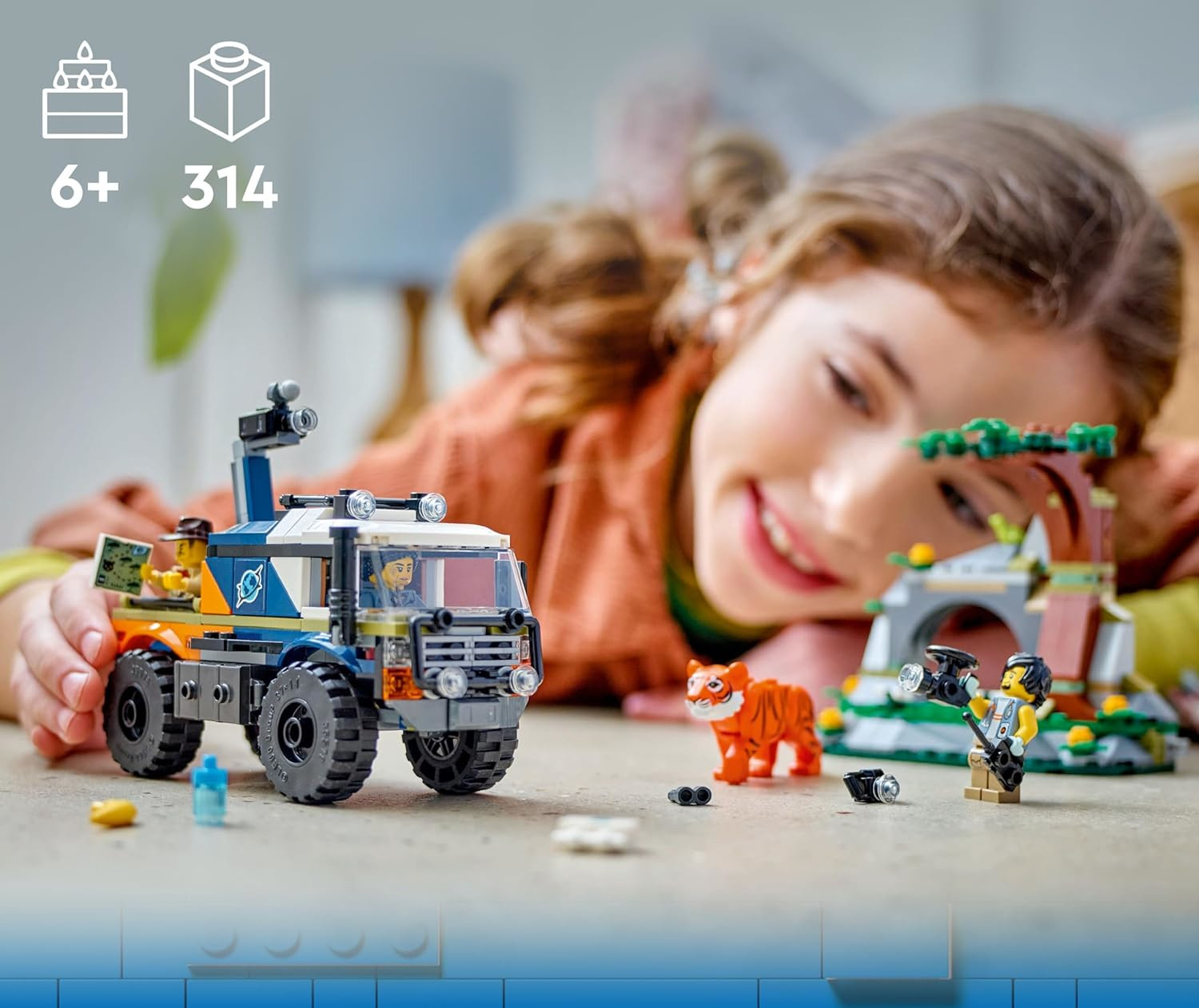 Конструктор LEGO City Jungle Explorer Off-Road Truck 314 дет. - фото 10