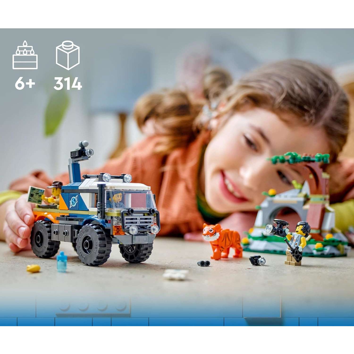 Конструктор LEGO City Jungle Explorer Off-Road Truck 314 дет. - фото 10