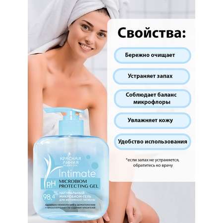 Гель для интимной гигиены Красная Линия Защита и комфорт 300 г
