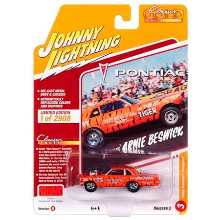 Автомобиль Johnny Lightning 1963 Pontiac Tempest 1:64 красный