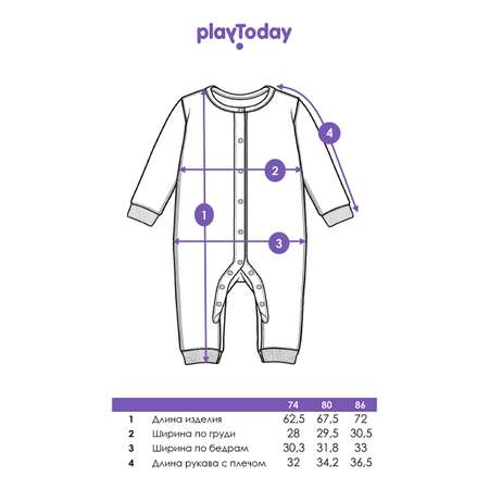 Комбинезон 2 шт PlayToday
