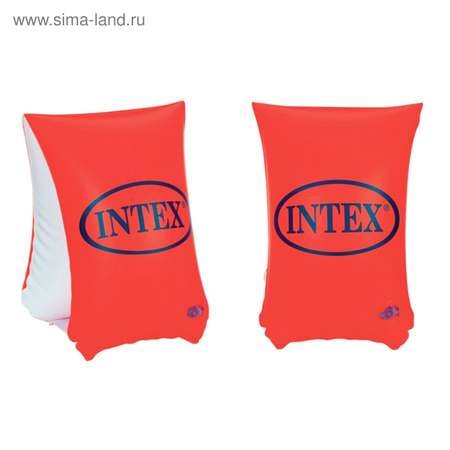 Нарукавники детские для плавания Intex Делюкс
