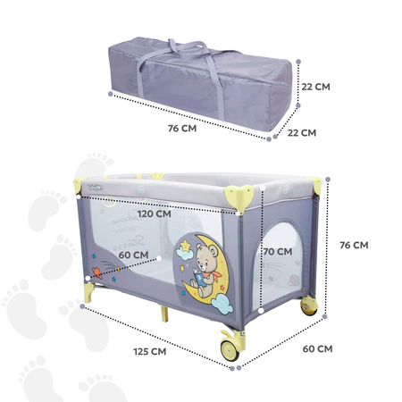 Манеж Babyton Play Box Purple