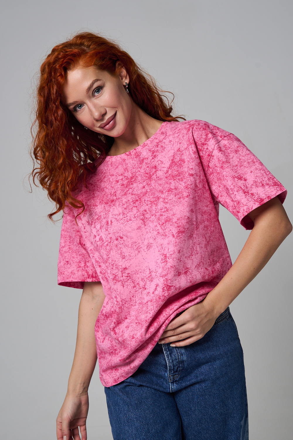 Футболка Ifeizion 14502 фуксия - фото 1