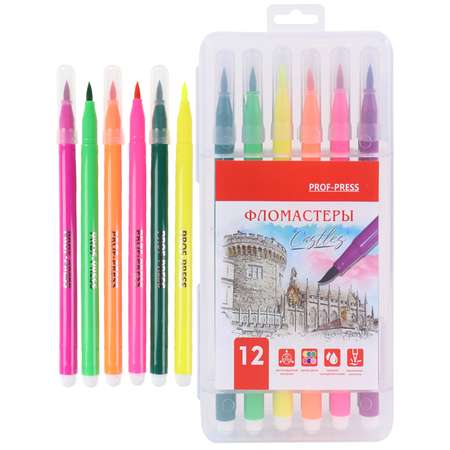 Фломастеры Prof-Press 12 цв.
