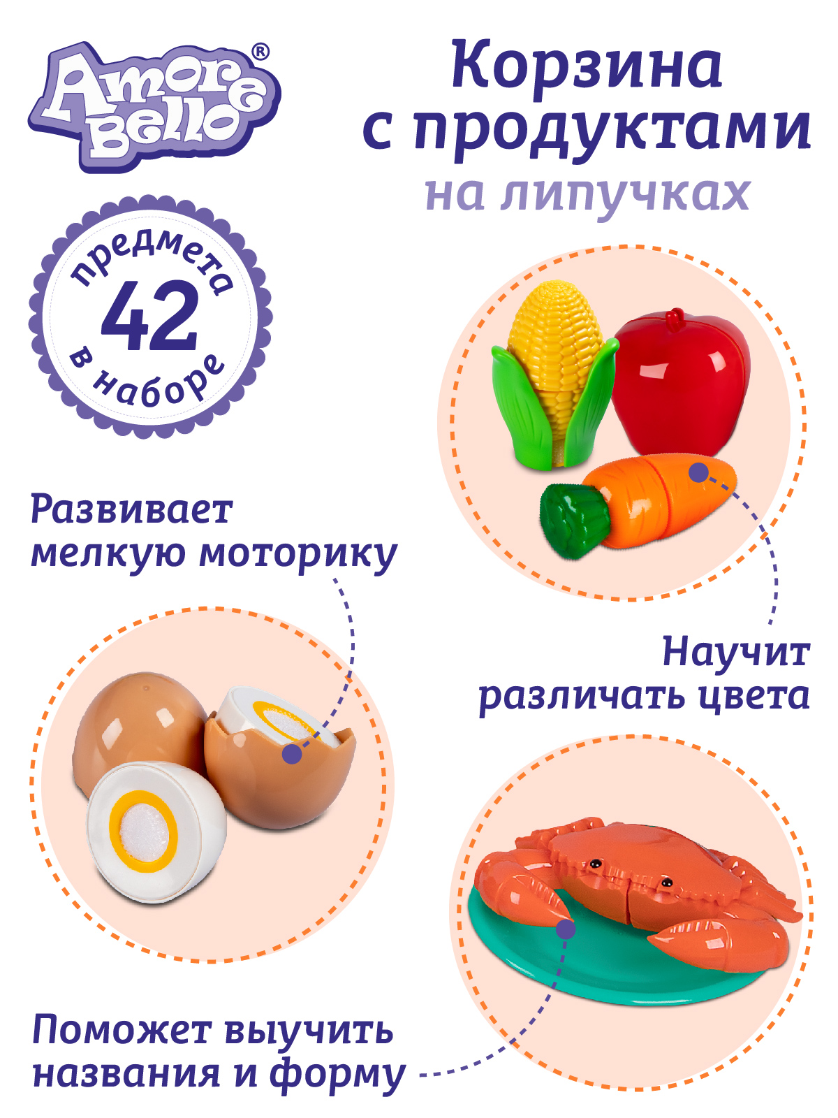 Игрушка AMORE BELLO продукты - фото 4