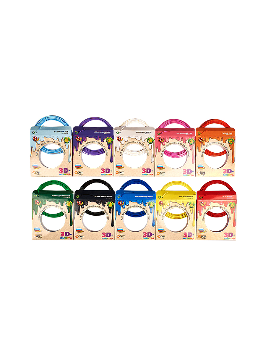 Набор Даджет 3D-палитра PLA для 3д ручек - фото 9